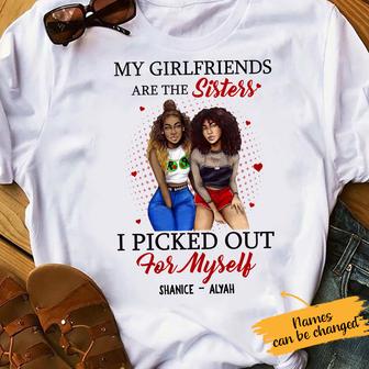Personalized God Made Us BWA Friends T Shirt - Thegiftio UK