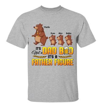 Dad Bod Bear And Kids Custom T-Shirt - Father's Day Gift - Thegiftio UK