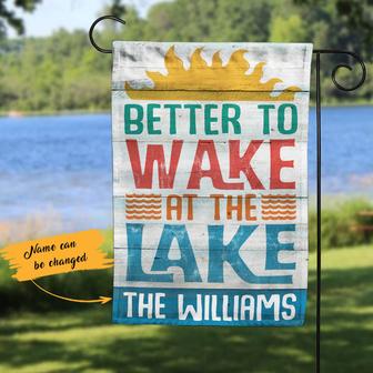 Personalized Garden Flag for Lake Lovers - Thegiftio UK