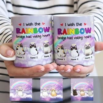 Personalized Rainbow Cat Memorial Mug - Thegiftio UK