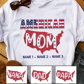 Personalized Mom Dad Grandma Grandpa T Shirt - Thegiftio UK