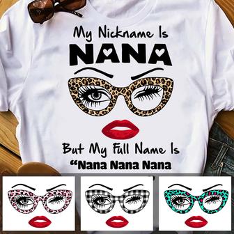 Personalized Grandma Nickname T Shirt - Thegiftio UK