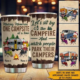 Happy Campers Personalized Tumbler - Gift for Campers - Thegiftio UK