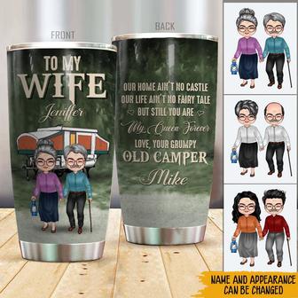 Camping Family Personalized Tumbler - Gift for Wife - Thegiftio UK