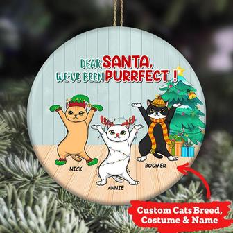 Cat Circle Personalized Ornament - Gift for Cat Lovers - Thegiftio UK