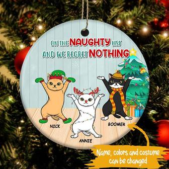 Cat Circle Personalized Ornament - Gift for Cat Lovers - Thegiftio UK