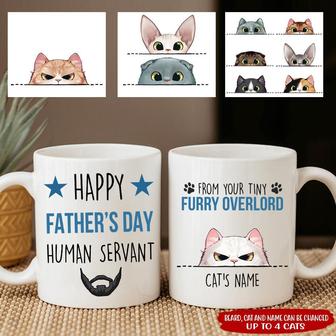 Cat Happy Father's Day Custom Mug - Gift for Cat Lovers - Thegiftio UK
