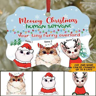 Meowy Christmas Cat Custom Ornament - Gift for Cat Lovers - Thegiftio UK
