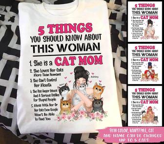 5 Things You Should Know About This Cat Custom T-Shirt - Thegiftio UK