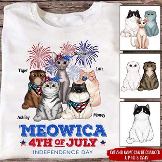 Cat Mom Meowica Custom T Shirt - Gift for Cat Lovers - Thegiftio UK