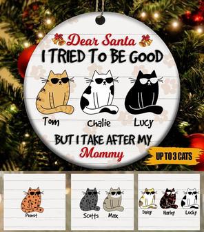Cats Circle Personalized Ornament - Gift for Cat Lovers - Thegiftio UK