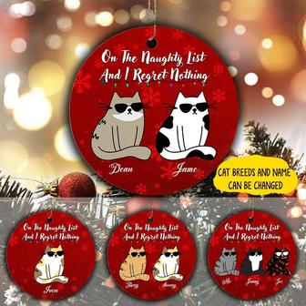 Cats Circle Personalized Ornament - Gift for Cat Lovers - Thegiftio UK