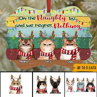 Cats Christmas Ornament Personalized - Gift for Cat Lovers - Thegiftio UK