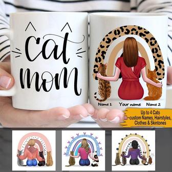 Cats Mother's Day Personalized Mug - Gift for Cat Moms - Thegiftio UK