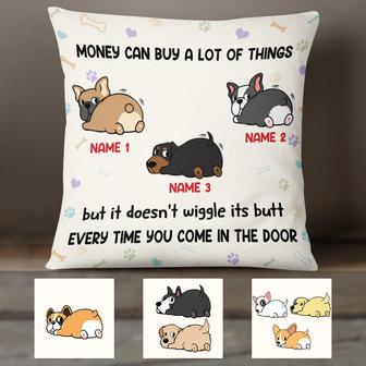 Personalized Wiggle But Dogs Pillow - Thegiftio UK