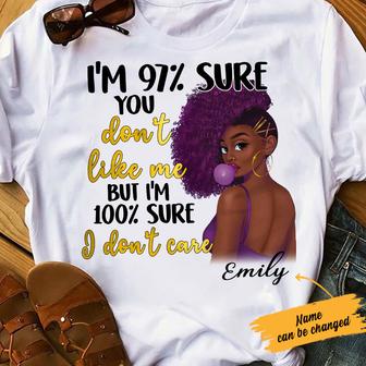 Personalized I Do Not Care BWA White T Shirt - Thegiftio UK