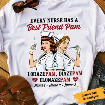 Personalized Nurse Friends Pam T Shirt - Thegiftio UK