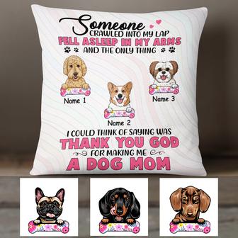 Personalized Dog Mom Pillow - Thegiftio