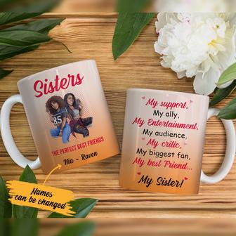 Personalized My Best Friend My Sister BWA Friends Mug - Thegiftio UK