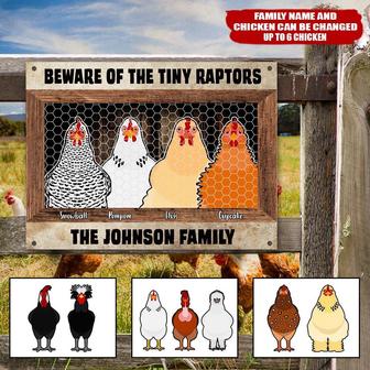 Chicken Metal Sign Personalized Gift - Custom Home Decor - Thegiftio UK