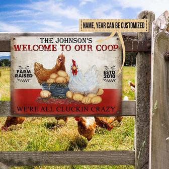 Chicken Custom Metal Sign - Gift for Chicken Lovers - Thegiftio UK