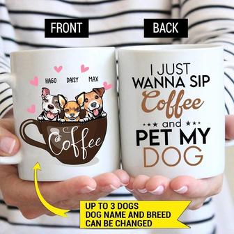 Coffee Dogs Personalized Mug - Gift for Dog Lovers - Thegiftio UK