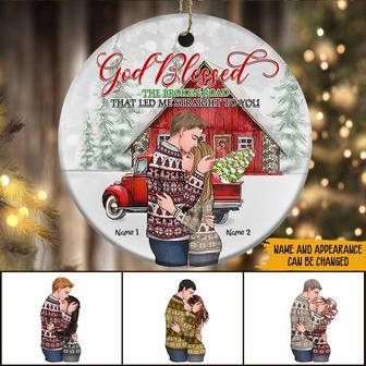 When I Say I Love You More Custom Ornament - Gift for Couple - Thegiftio UK