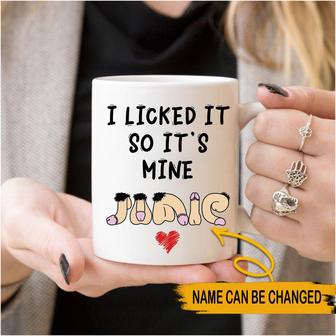 I Licked It So It's Mine Custom Mug - Gift for Couples - Thegiftio UK
