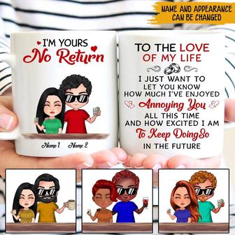 I'm Yours No Return Personalized Mug - Gift for Couples - Thegiftio UK