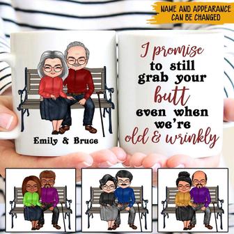 Promise To Still Grab Your Butt Custom Mug - Couples Gift - Thegiftio UK