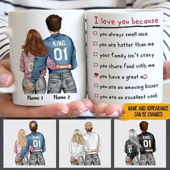 Reasons I Love You Custom Mug - Funny Gift for Her - Thegiftio UK