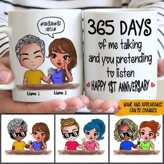 Years Of Me Talking You Pretending Custom Mug - Couples Gift - Thegiftio UK