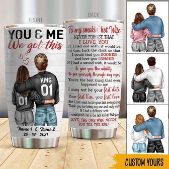 My Smokin' Hot Wife Personalized Tumbler - Gift for Wife - Thegiftio UK