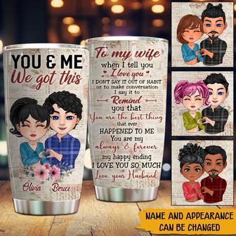You Are My Person Custom Tumbler - Valentine's Day Gift - Thegiftio UK