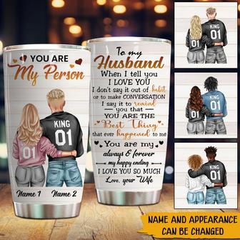 You Are My Person Custom Tumbler - Valentine's Day Gift - Thegiftio UK