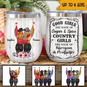 Cowgirl Best Friends Personalized Tumbler - Gift for Friends - Thegiftio UK