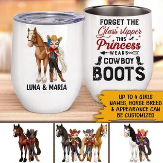 Forget The Glass Slipper Custom Wine Tumbler - Bestie Gift - Thegiftio UK