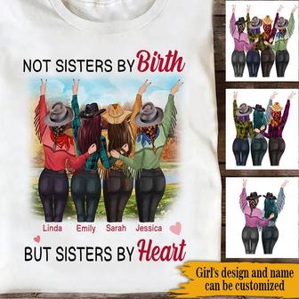 Cowgirl Sisters Custom T-Shirt - Gift for Cowgirl Friends - Thegiftio UK