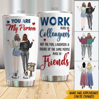 Chance Made Us Colleagues Custom Tumbler - Gift for Coworker - Thegiftio UK