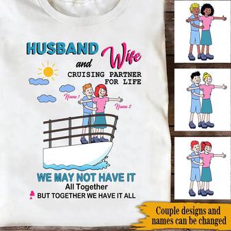 Cruising Partner Personalized T-Shirt - Gift for Couples - Thegiftio UK