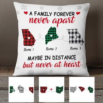 Personalized Long Distance Pillow for Family - Thegiftio UK