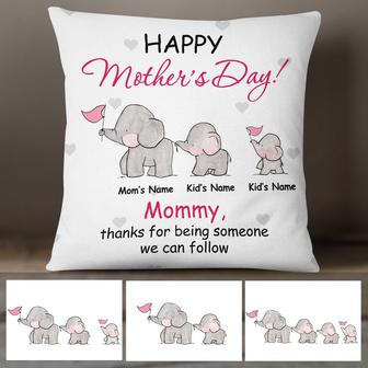 Personalized Elephant Pillow for Mother's Day - Thegiftio UK