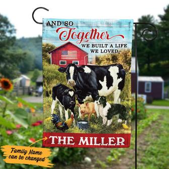 Personalized Farm Animal Garden Flag for Animal Lovers - Thegiftio UK