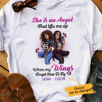 Personalized BWA Friends Angel T Shirt - Thegiftio UK