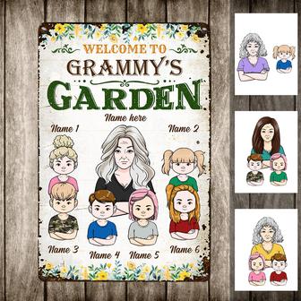 Personalized Metal Sign for Mom or Grandma - Thegiftio UK
