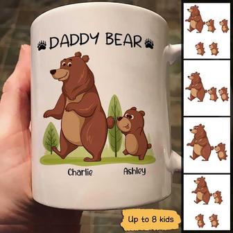 Papa Daddy Bear Gift Personalized Mug - Father's Day Gift - Thegiftio UK