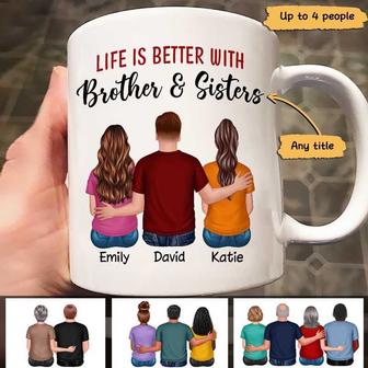 Family Besties Personalized Mug - Gift for Siblings - Thegiftio UK