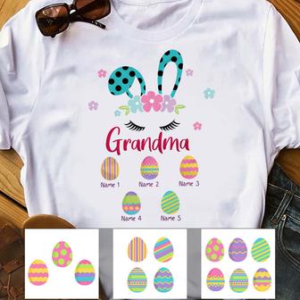 Personalized Easter Grandma T Shirt - Thegiftio UK