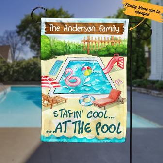 Personalized Pool Garden Flag for Home Decor - Thegiftio UK