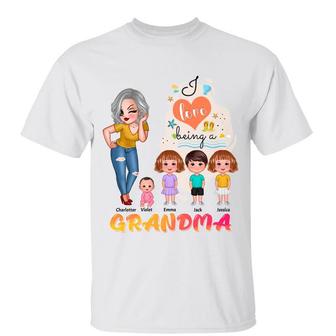 Love Being A Mimi Grandma Doll Summer Custom T-Shirt - Gift - Thegiftio UK